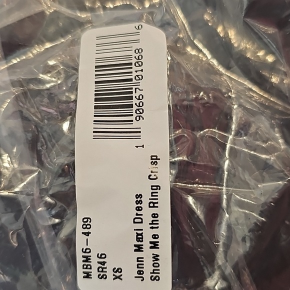 Show Me Your MuMu Jenn Maxi Bridesmaid Dress Sz Xs. Show me the ring crisp NWT - Picture 6 of 9